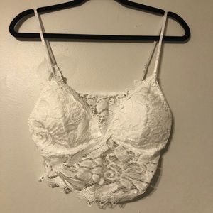 White bralette